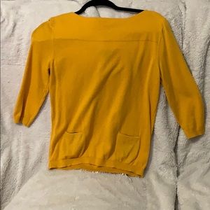 Mustard colored sweater